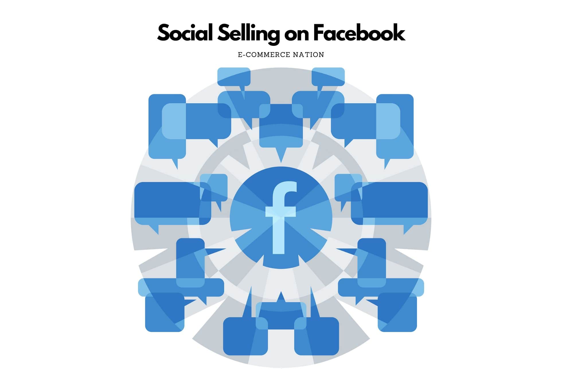 showing social selling based on facebook