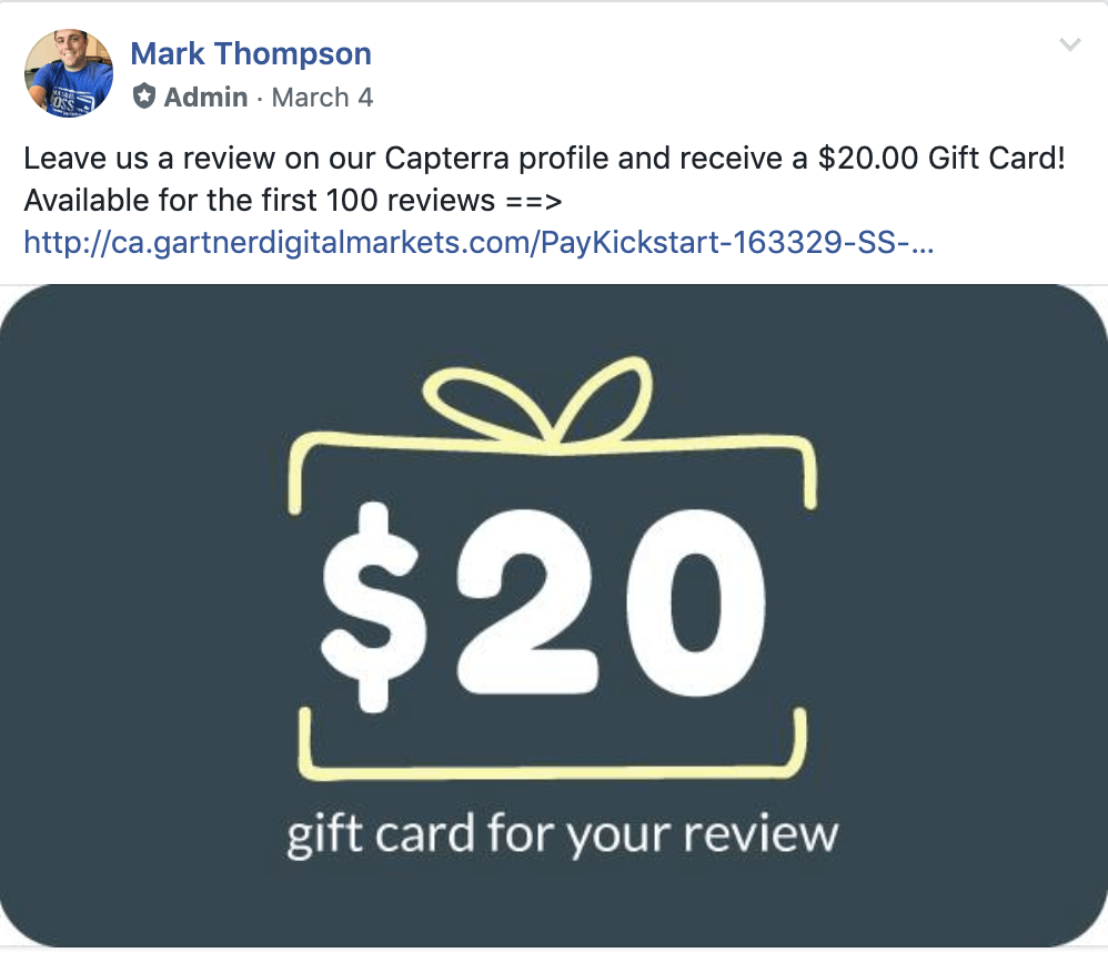 5 ask for reviews facebook