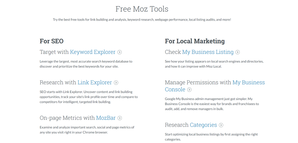 Everything you ever needed to know about SEO for E-Commerce - Moz Tools