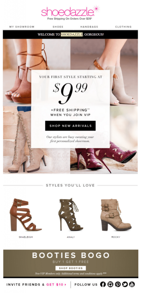 How do I use Onboarding E-mails for my E-Commerce - ShoeDazzle