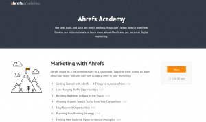 ahrefs academy