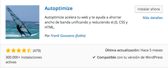 plugin autoptimize 1