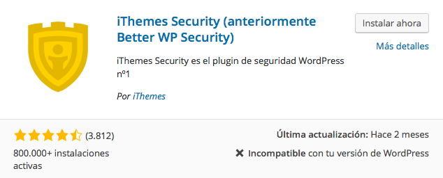 plugin ithemes security 1