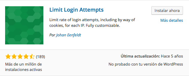 plugin limit login attempts 1