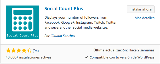 plugin social count