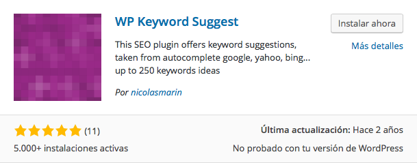 plugin wp keyword suggest