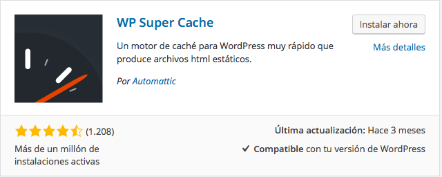 plugin wp super cache 1