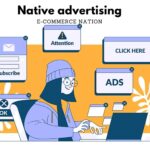 Showing a girl who is working on creating different kinds of Native advertising