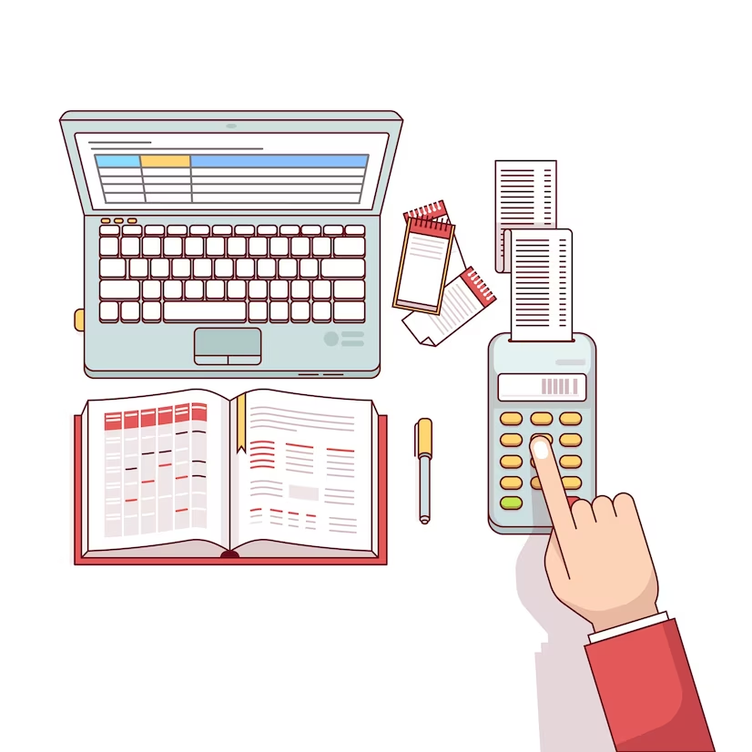 showing budget as the third element of an ecommerce marketing plan in an illustration.