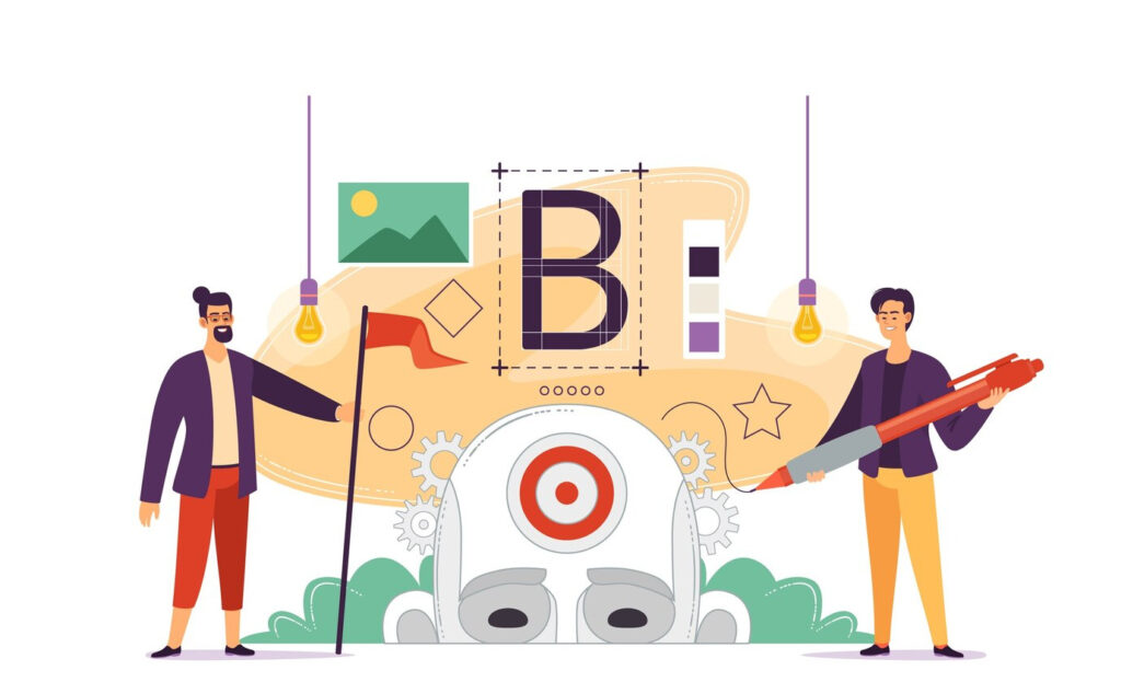 showing brand positioning as the fifth element of an ecommerce marketing plan in an illustration.